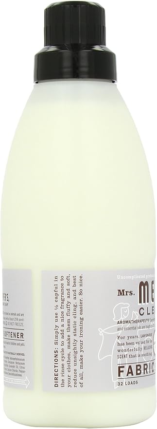 Mrs. Meyer's Clean Day Fabric Softener, Lavender, 32-Ounce Bottles (Case of 6)