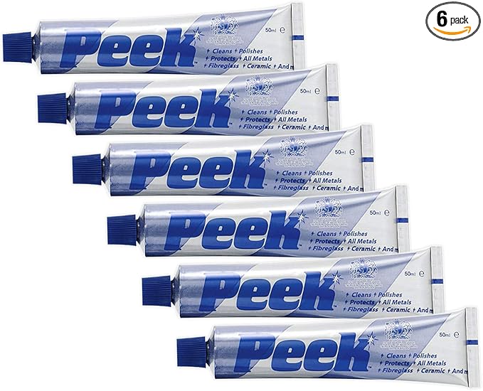 Peek 33001 Metal Polish, 50ml Tube (6-PACK)