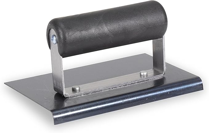 MARSHALLTOWN QLT Blue Steel Hand Edgers, Plastic Handle Material, 152mm Length, 76mm Width, 3mm Radius, 10mm Lip, CE550BP