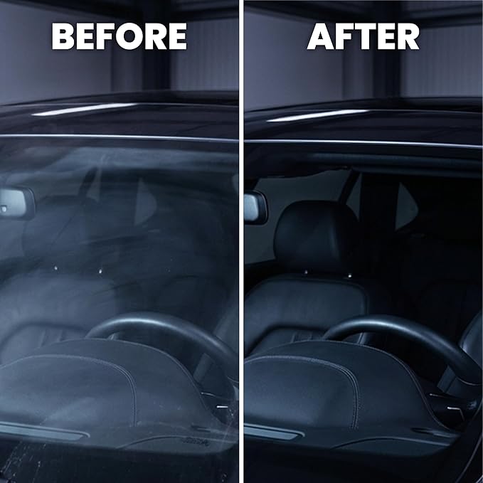LANE'S Concentrated Auto Glass Cleaner | Tint-Safe Car Windshield, Window Cleaner | Removes Automotive Smoke Film, Fingerprints, & Smudges | Streak-Free, Safe for All Glasses | 128oz