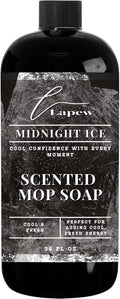 Lapew Midnight Ice Scented Mop Soap - Luxury Floor Cleaner Concentrate for Mopping Tile, Laminate, Vinyl & Hardwood | Streak-Free, Low-Foam | 36 oz
