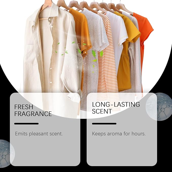 Clothes Refresher Spray Fabric Freshener, Dry Wash Mist For All Clothing Types, Plant Based, Odour Eliminating, Linen Spray Deodorizer for Clothes Laundry