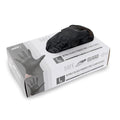 Safeguard, Nitrile Disposable Gloves, Powder Free, Latex Free, Box of 100 Gloves, Size Large, Black,100 Count(Pack of 1)