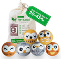 Laundry Felt Wool Dryer Balls – 6 XL Pack, Replaces Dryer Sheets, Eco-Friendly, Natural Fabric Softener, Reusable & Chemical-Free, Reduces Drying Time, 1000+ Loads, Made in Nepal