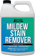 Better Boat Mold and Mildew Stain Remover 1 Gallon for Fabric Vinyl Tile Grout, Removes Mold Stains on Boat Seats Bathroom Shower Patio Furniture Carpet Canvas
