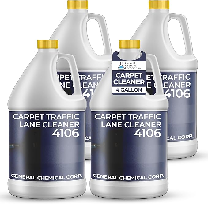 Carpet Traffic Lane Cleaner 4106 - Concentrated Carpet Pre Treatment Stain Remover - Incredible Stain Remover - Floor Covering Solution - Ideal for Industrial & Home Rug Cleaning - Case