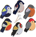 6 Pieces Christmas Birds Kitchen Sponges Fun Non-Scratch Scrub for Washing Dishes Pots Pans and Household Cleaning Supplies for Dishes Furniture Christmas Kitchen Gifts