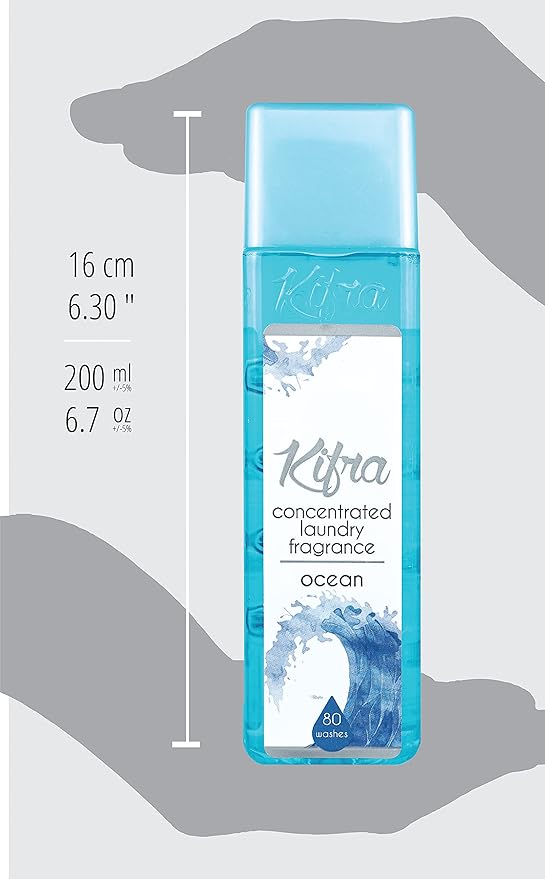 KIFRA OCEAN Concentrated Laundry Fragrance 6.76 Fl Oz 200ml 80 Washing Cycles