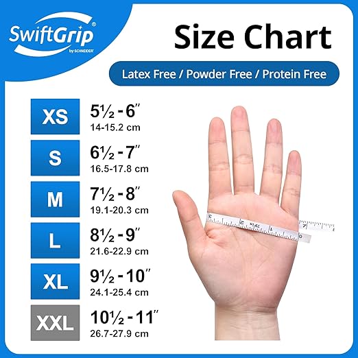 Disposable Nitrile Exam Gloves, Blue, Nitrile Gloves Disposable Latex Free, Medical Gloves, Cleaning Gloves, Food-Safe Rubber Gloves, Powder Free, Non-Sterile, 1000-ct Case (XL)