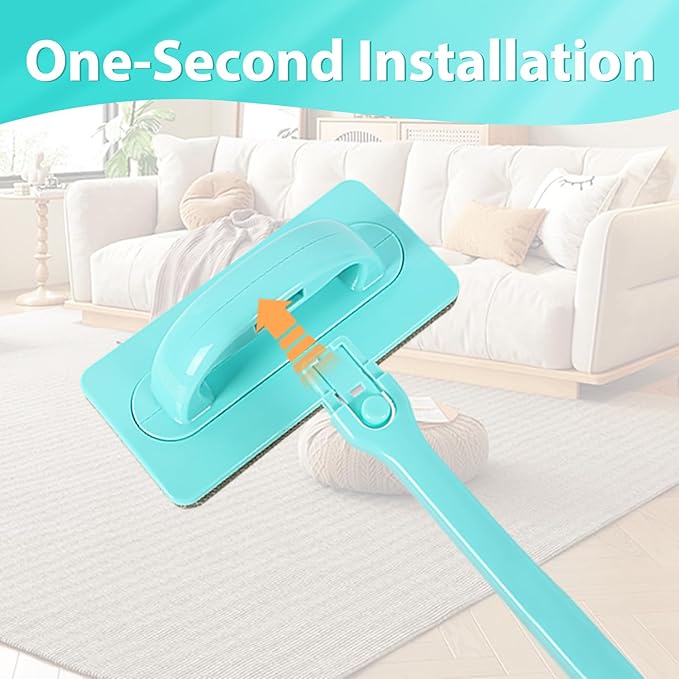Professional Window Screen Cleaner- Large Brush Face for Door Mesh Cleaning- Detachable Mesh Screen Cleaning Tool- Wet and Dry Dual-Use