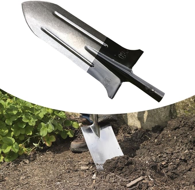 Digging Spade Replacement Head 19.69x7.87 inch Multipurpose Sturdy Handle Hole 3.5cm Gardening Tools for Planting Farming