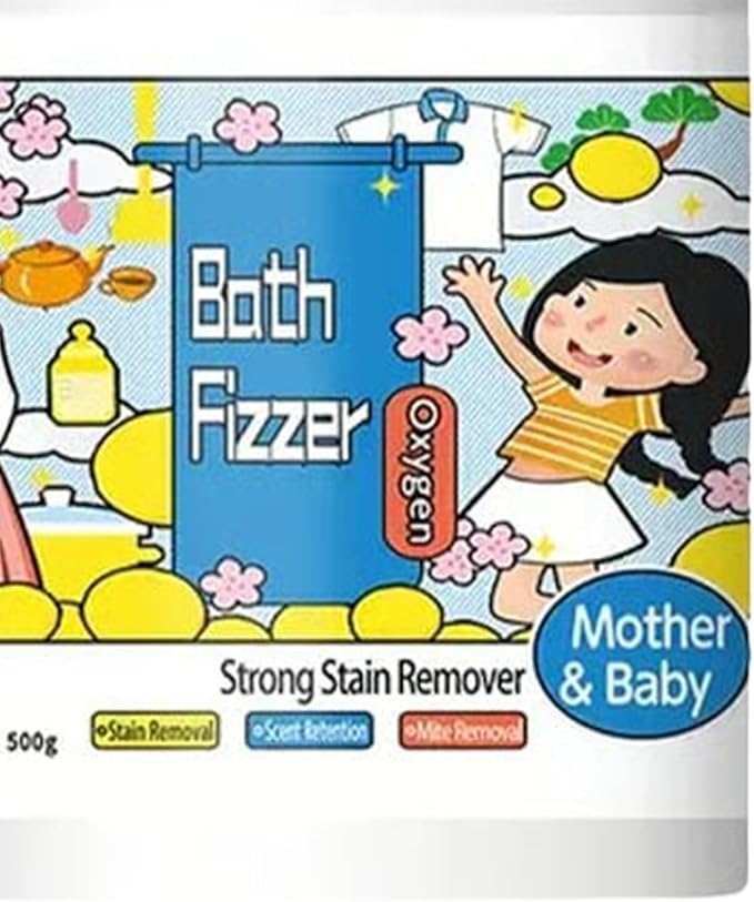 500g Carpet Cleaner Powder Hyper Concentrated, Oxygen Laundry Powder, Powerful Quick Stain Remover Powders, Fabric Safe Deep Cleaner for Home Bathroom Nursery Office Travel Clothes