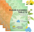 Floor Cleaner Tablets Hard Floor Cleaner Tablets, Deep Cleans for Multiple Hard Floors for Tile, Vinyl, Hardwood, Fresh Lemon Scent, Compatible with Robot Mops & Wet/Dry Vacuums(3PCS)