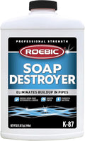 Roebic K-87-SD, Grease And Paper Digester: Exclusive Bacteria Eliminates Buildup in Septic Tank Pipes - 32 Fl Oz (Pack of 1)