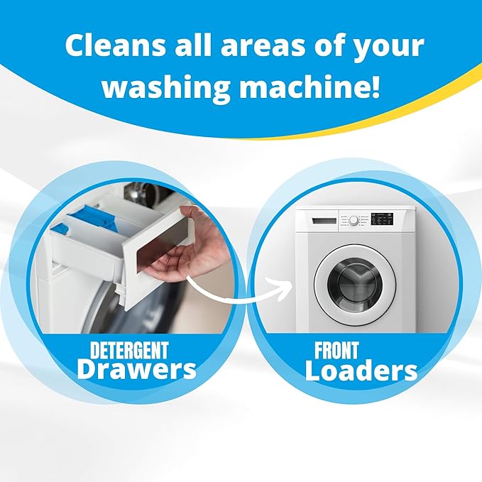 Carbona® Washing Machine Cleaner | Eliminates Odor & Residue | 3 Count, 2 Pack