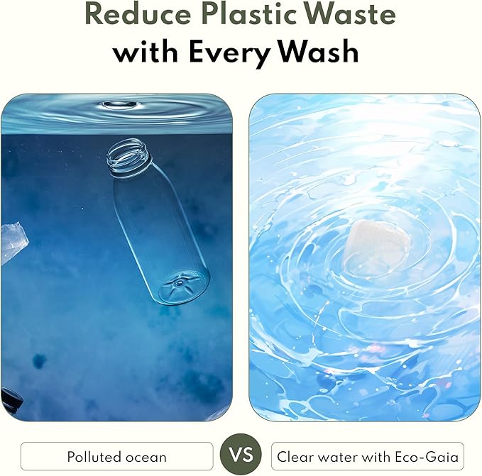 100% Plastic-Free Dishwasher Detergent Tablets, 100 Count, Free & Clear, Eco-Friendly Dishwashing Tablets, Natural, Sustainable