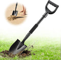 Garden Shovels for Digging, 31 Inch Small Shovel, Heavy Duty Metal Digging Shovel with D-Handle Grip, Short Kids Shovels for Digging, Mini Spade Shovel for Gardening, Camping, Beach, Car, Snow Removal