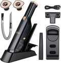 Handheld Vacuum Cordless,Dust Busters Cordless with Storage Dock,15KPA High Power Portable Vacuum Vordless,USB Quick Charge,Mini Vacuum with Multi-Nozzles & Washable Filter，Black