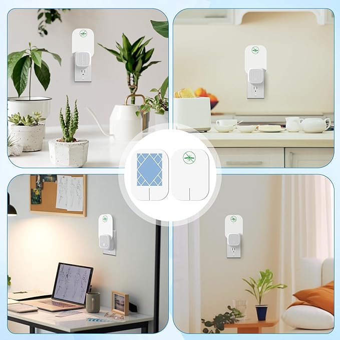 Qualirey 30 Pack Flying Insect Trap Refill Compatible with VEYOFLY Fly Trap VF01, Glue Board Bug Catcher, Replacement Sticky Glue Cards for Insect Bug Mosquito Gnat Fruit Fly Traps Indoors (Classic)
