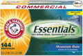 Essentials Dryer Sheets, Mountain Rain, 144 Sheets/Box
