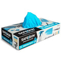 SAFESKIN Nitrile Disposable Gloves, Medium Duty, Large Size, Powder-Free - For Food Handling, First Aid, Cleaning, Gardening, Crafting - Exam Gloves, 100-Count