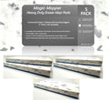 4.5" x 10" Heavy Duty Mop Floor Cleaning Eraser Pads Infused with Scouring Nuggets 10x Durability Commercial Grade Floor Baseboard Walls, Compare to Magic Eraser – Doodlebug Pad, 5 Pack