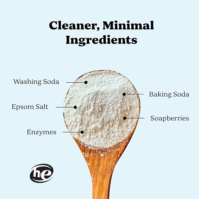 Pronounce Laundry Detergent Powder Alternative | Cleaner Ingredients. Safer for Sensitive Skin. Stain + Smell Fighting. Fragrance Free, HE Safe - 120 Loads (Unscented).