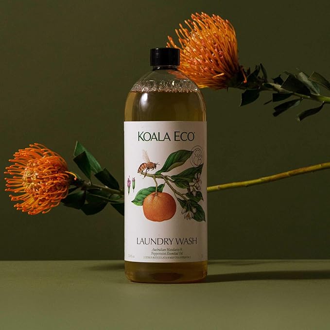 Koala Eco Laundry Wash - with Australian Essential Oils (5.67 Fl Oz (Pack of 6), Mandarin & Peppermint)