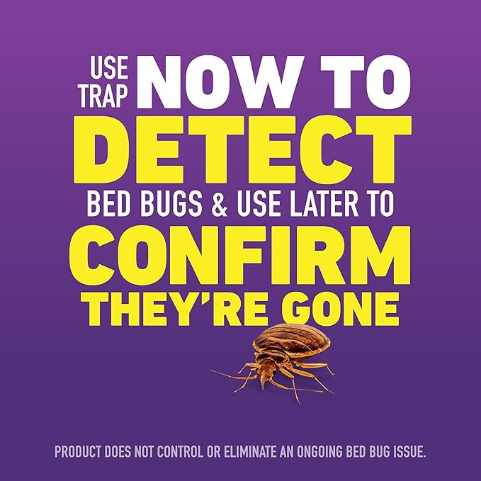 Ortho Home Defense Max Bed Bug Trap, Detect Bed Bugs in Homes and While Traveling, 2 Traps in Each Package