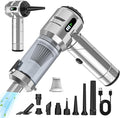 【Upgraded Version】Sycoodeal Car Vacuum Cleaner,Mini Portable Vacuum Cordless,25000PA Powerful Strong Cyclonic Suction USB Rechargeable Foldable Handheld Vacuum with One-touch Dust Removal for Car,Home