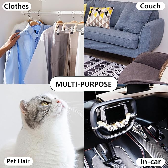 Mini Travel Lint Roller with 150 Sticky Sheets, Foldable Portable Lint Roller for Clothes, Travel, Compact Small Pet Hair Remover for Purse Car Bag Essentials (Blue)