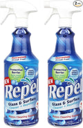 Clean-X REPEL Glass & Surface Cleaner 32 fl. oz. - Cleans & Repels water spots and dirt on glass, mirror, tile and multi surface by UNELKO (2)