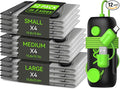 Vacuum Bags for Travel - USB Electric Pump, 12 Pack Carry-on Size Vacuum Seal Bags for Clothing - Space Saver Vacuum Storage Bags for Luggage, Travel Essentials.