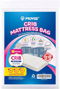 Crib Mattress Storage Bag – Heavy-Duty 4 Mil Thick Waterproof Moving Bag – Strong, Tear-Resistant Protective Cover for Baby Crib Mattress Storage or Transport