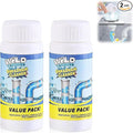 Wild Tornado Sink & Drain Cleaner Powder - Pipeline Dredging Agent for Kitchen & Bathroom (2PCS)