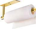 VAEHOLD Adhesive Paper Towel Holder Under Cabinet Mount (Gold)