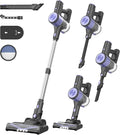 Hivroo N17 Cordless Vacuum Cleaner, Upgraded Lightweight Stick Vacuum for Home, Max 45mins Runtime, Powerful Suction, Self-Standing, Anti-Tangle, Rechargeable Vacuum for Hard Floors Carpets Pet Hair
