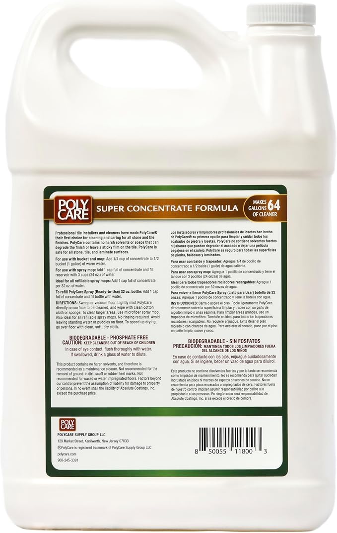 70001 Floor Cleaner Concentrate, 1 Gallon (1, Tile Stone)