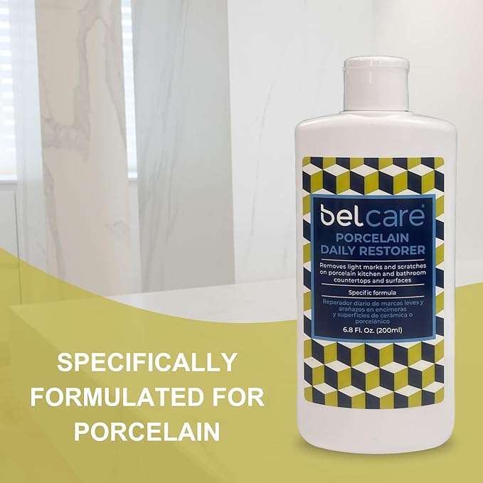 Porcelain Daily Restorer for Kitchen Countertops, Bathroom Vanities and Other Porcelain Surfaces
