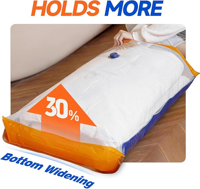 Vacbird Vacuum Storage Bags with Rechargeable Cordless Pump,15 Pack 3 Size Compression Packing Cubes Seal Bags, Space Saver for Clothes and Clothing Blankets Organization Space Saving