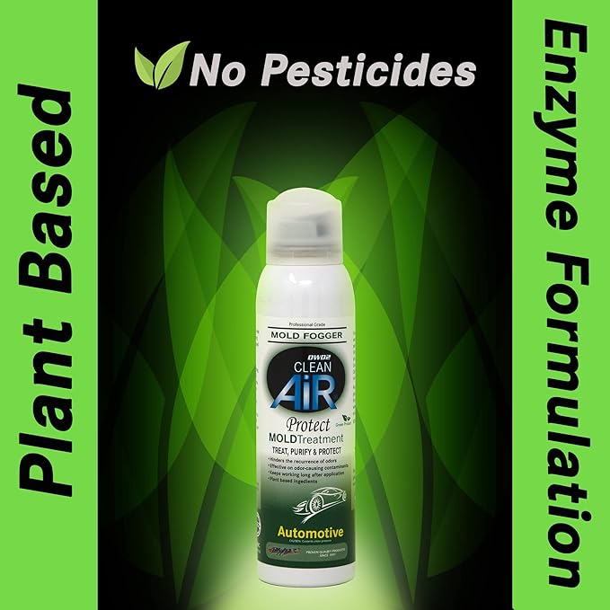 Protect™ Automotive Mold Treatment - Revitalize Your Car's Interior The Green Automotive Mold Treatment Solution. Say Goodbye to Unpleasant Odors and Hello to a Fresh and Protected Cabin (FOGGER)