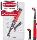 Rubbermaid Reveal Power Scrubber with Multi-Purpose & Grout Head, Cordless Electric Battery Powered Scrub Brush, Water Resistant, for Home/Kitchen/Bathroom/Grout/Tile/Shower/Tub
