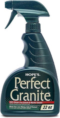 HOPE'S Perfect Granite & Marble Countertop Cleaner and Polish, Streak-Free, Ammonia-Free, 22 Ounce, Pack of 1
