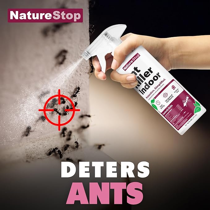 Ant Killer Spray for Indoor Use, Fast-Acting Ant Control, 16 oz (475mL)