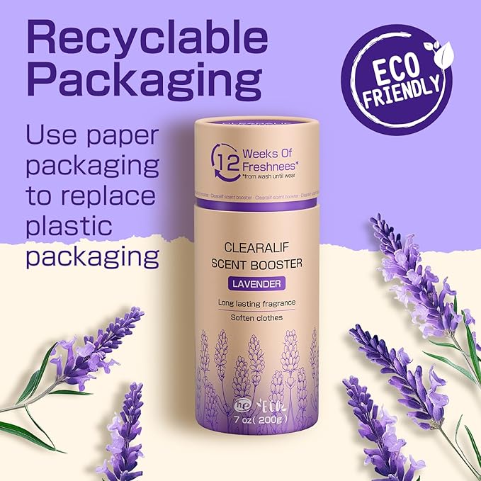 CLEARALIF Infusions In Wash Scent Booster Beads, Eco Friendly, Lavender Scent, 7 oz,Scent Booster Beads, Laundry Scent Boosters