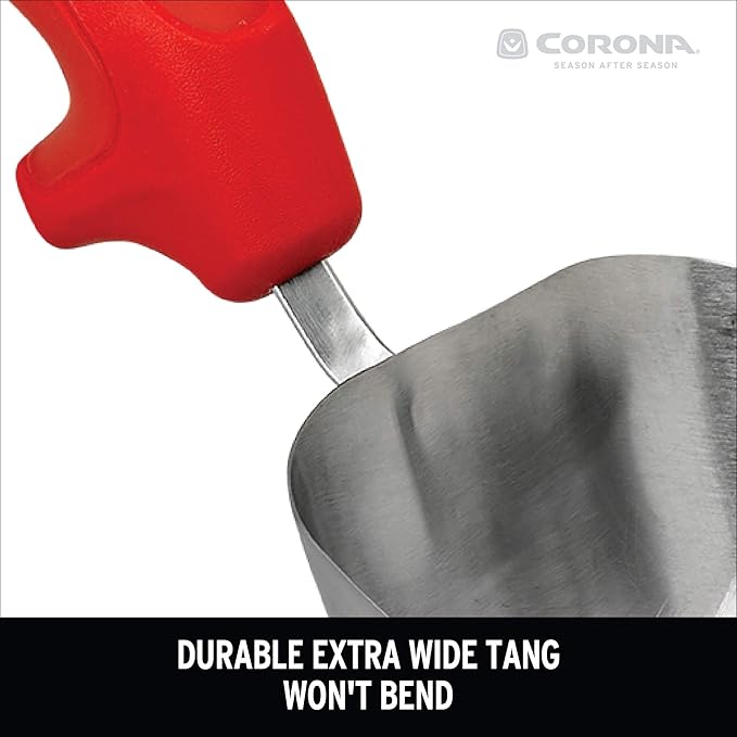 Corona Tools Corona CT 3364 Premium ComfortGEL Stainless Steel Scoop, red