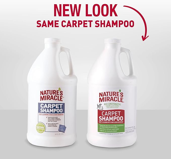 Nature's Miracle Carpet Shampoo, Deep-Cleaning Stain and Odor Remover