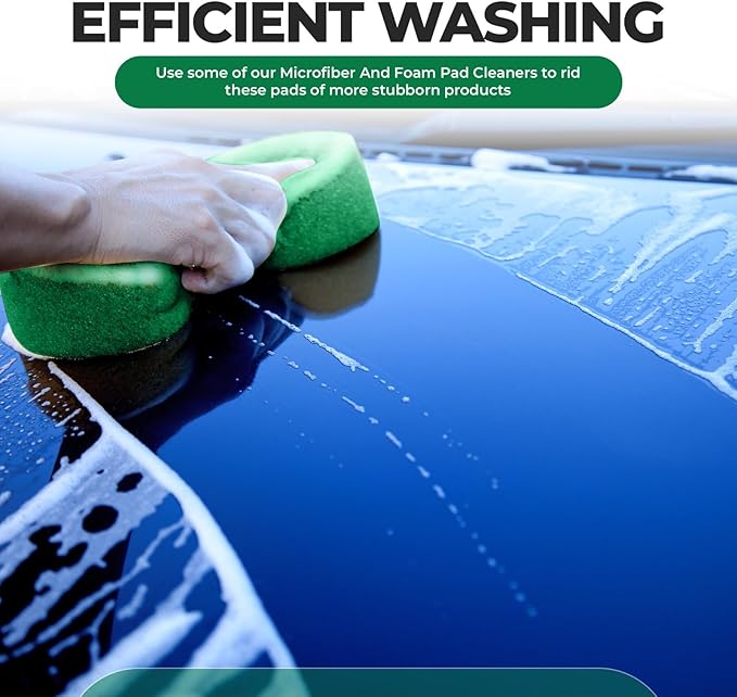 Multi-Purpose Sponges for Cleaning - Green 10 Pack, Large Sponges for Car Washing, Tile & Grout, Bulk Pack Sponge