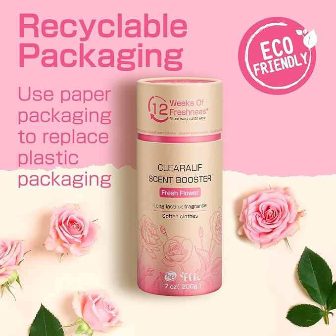 CLEARALIF Infusions In Wash Scent Booster Beads, Eco Friendly, Fresh Flower Scent, 7 oz,Scent Booster Beads, Laundry Scent Boosters