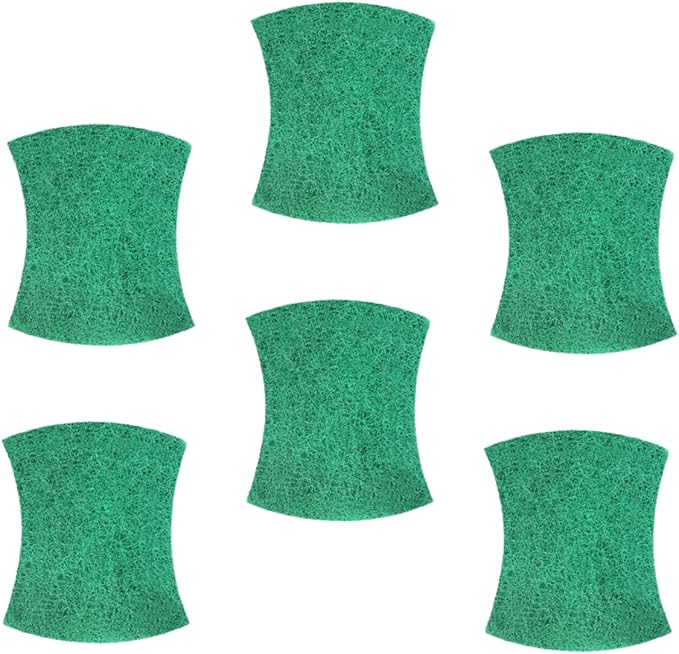 6pcs Reusable Scouring Pads for Dishes Kitchen Scrubber Pads Cleaning Soft Non Scratch Brush